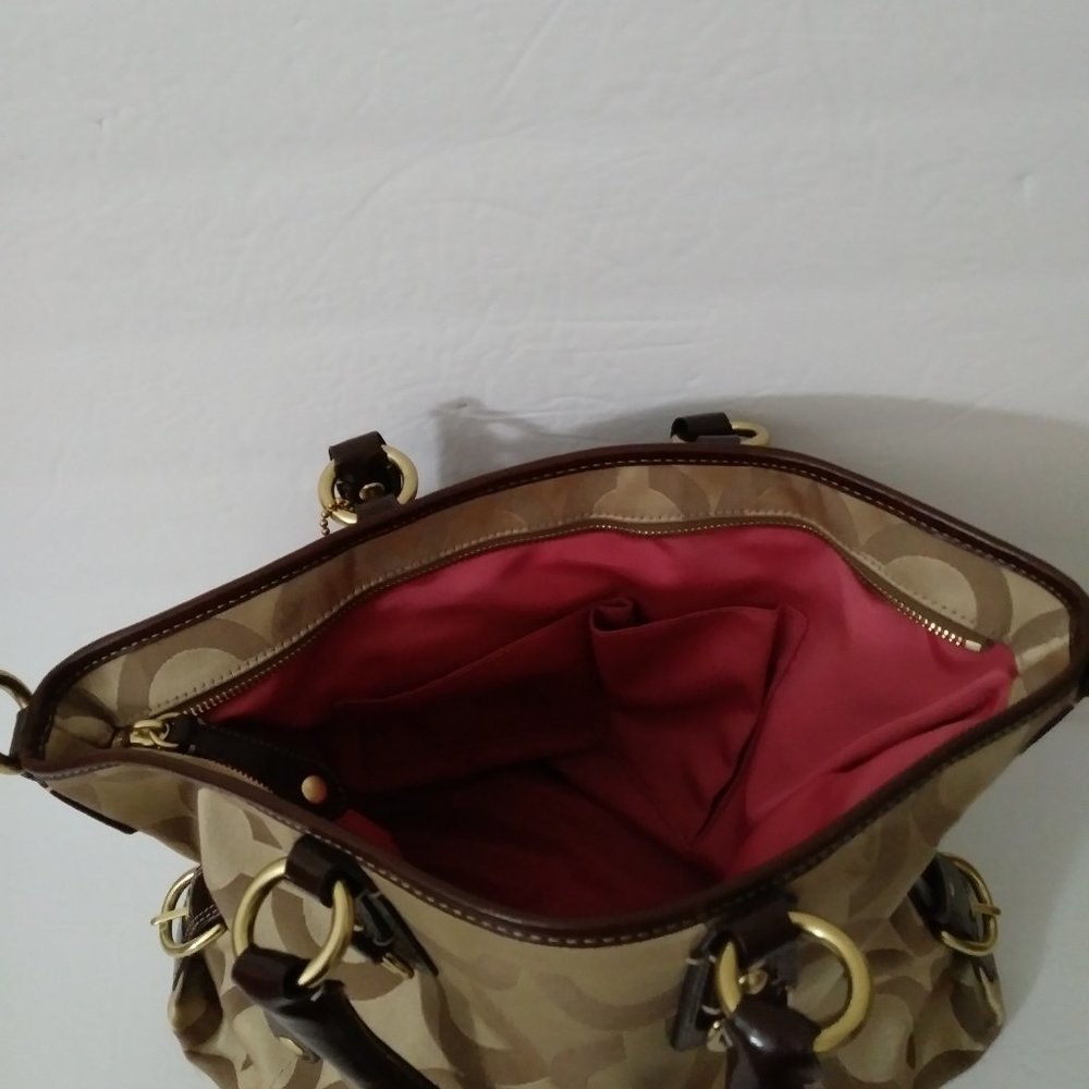 Coach Madison Julianne Tote Double Handle and Cross-body - Picture 14 of 14